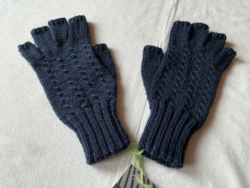 Herren-Halbfinger-Handschuhe