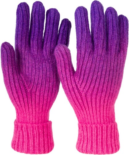 Damen strickhandschuhe ombré - damen,