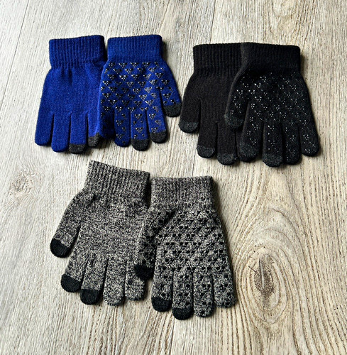 Paar strick fingerhandschuhe - paar, strick-fingerhandschuhe