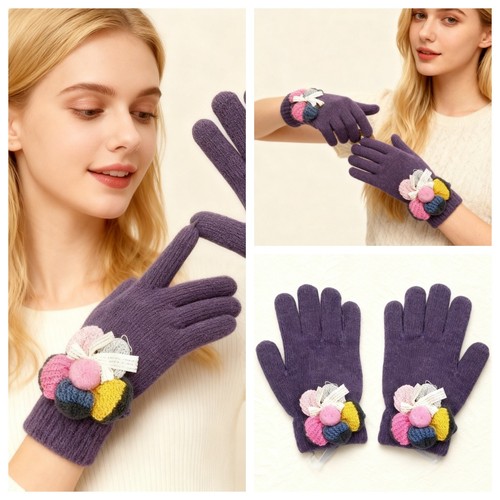 Weich wolle handschuhe blume - weich,