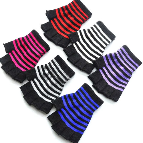 Unisex schwarze halbfinger - schwarze,