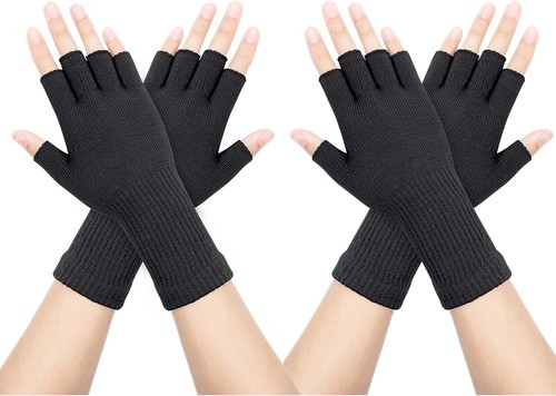 Fingerlose handschuhe strick - handschuhe,