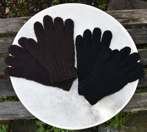Wollhandschuhe handgestrickt - wollhandschuhe,