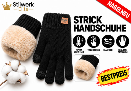 Strickhandschuhe herren winter - strickhandschuhe,