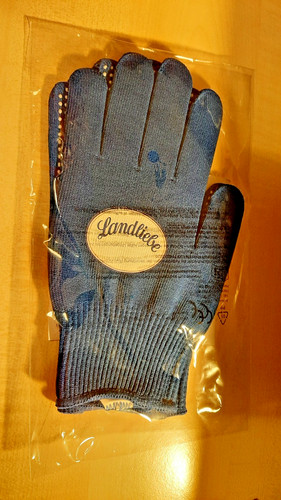 Fingerhandschuhe blau strick - blau,