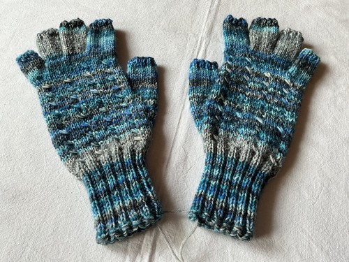 Herren-Halbfinger-Handschuhe
